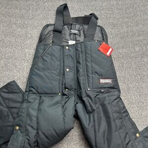 Refrigiwear Bib Overalls 345 Insulated Small Black Made USA